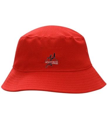 Double Pique Mesh Bucket Hat