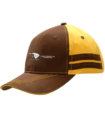 Brushed Heavy Cotton with Sandwich Trim & Stripes on Crown