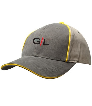 Brushed Heavy Cotton with Sandwich Trim & Crown Piping