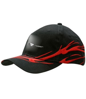 Brushed Heavy Cotton with Wave Embroidery on Crown & Peak