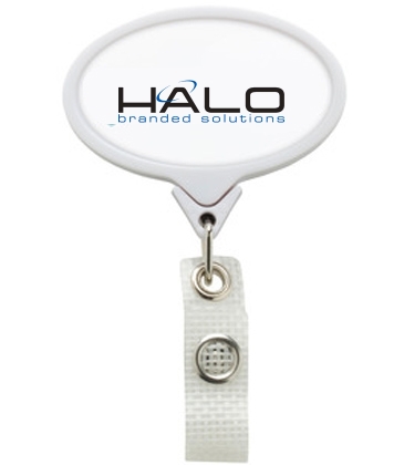 Anti-Microbial JUMBO Oval Badge Reel
