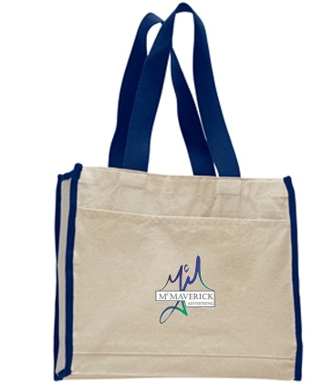 Canvas Gusset Tote Bag