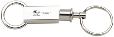 Silver Twist-Lock Key Separator