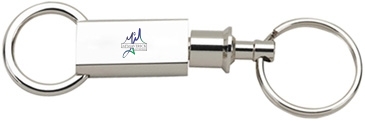 Silver Twist-Lock Key Separator