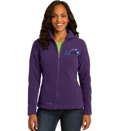 Eddie Bauer® Ladies Hooded Full-Zip Fleece Jacket