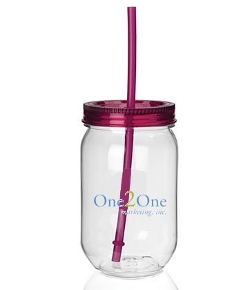 Fiesta Mason Jar Tumbler - 22 Oz.