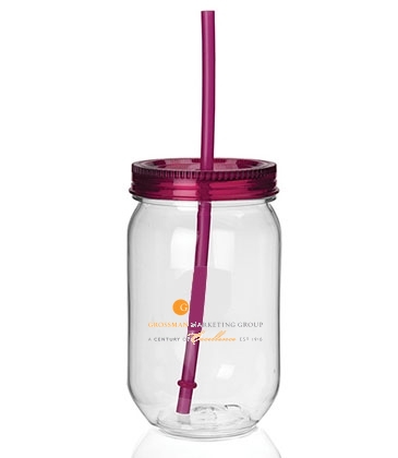 Fiesta Mason Jar Tumbler - 22 Oz.