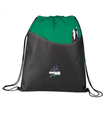 Rivers Non-Woven Drawstring Bag