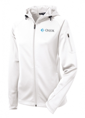 Sport-Tek Ladies Tech Fleece Full-Zip Hooded Jacket