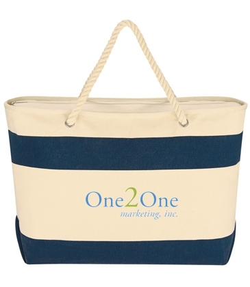 Large Cruising Tote Bag With Rope Handles
