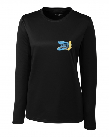 Clique Spin Eco Performance Long Sleeve Womens Tee Shirt