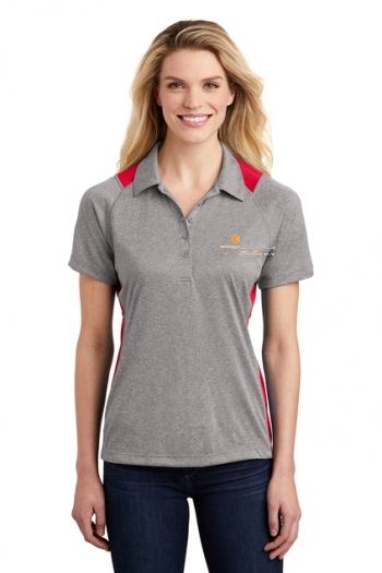 Sport-Tek® Ladies Heather Colorblock Contender™ Polo