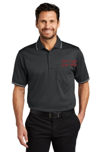 CornerStone® Select Snag-Proof Tipped Pocket Polo