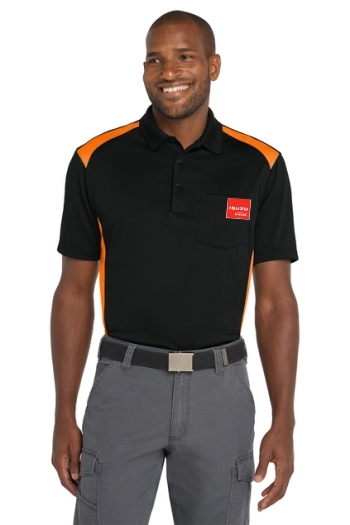 CornerStone® Select Snag-Proof Two Way Colorblock Pocket Polo