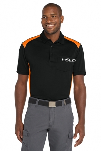 CornerStone® Select Snag-Proof Two Way Colorblock Pocket Polo