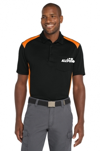 CornerStone® Select Snag-Proof Two Way Colorblock Pocket Polo