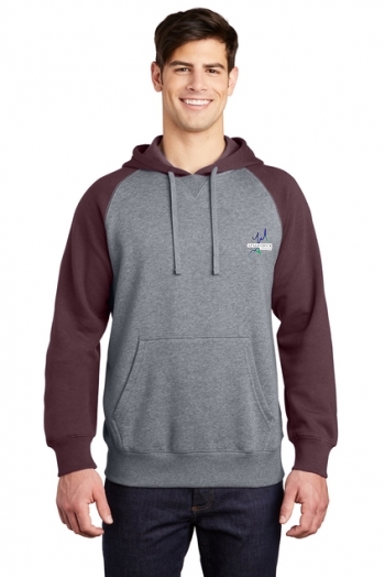 Sport-Tek® Raglan Colorblock Pullover Hooded Sweatshirt