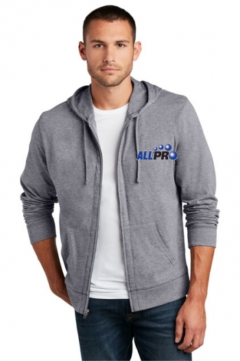 District® Young Mens Jersey Full-Zip Hoodie