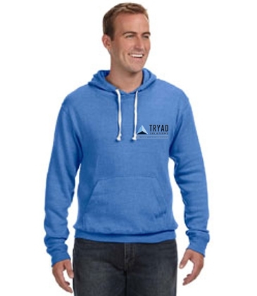 Adult Triblend Pullover Fleece Hooded Sweatshirt