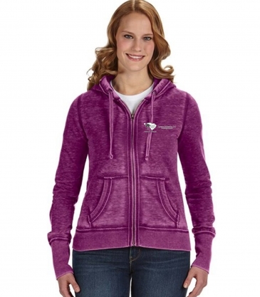 Ladies' Zen Full-Zip Fleece Hooded Sweatshirt