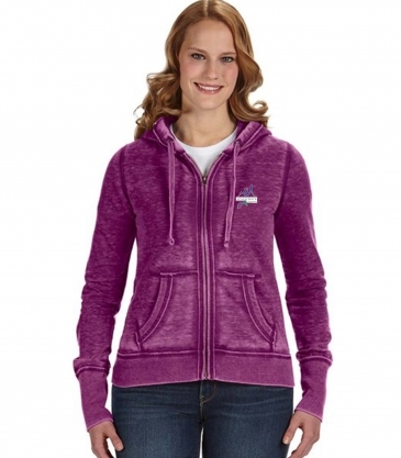 Ladies' Zen Full-Zip Fleece Hooded Sweatshirt
