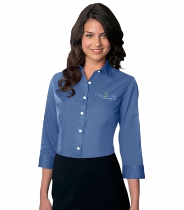 Van Heusen Women's Dress Twill Shirt
