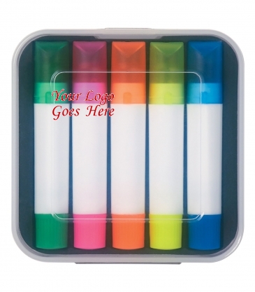 Set Of 5 Gel Wax Highlighters