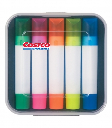 Set Of 5 Gel Wax Highlighters