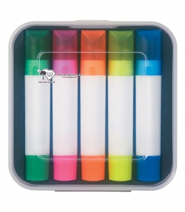 Set Of 5 Gel Wax Highlighters
