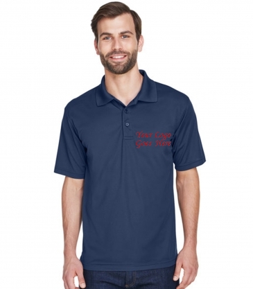 UltraClub Men's Cool & Dry Mesh Piqué Po