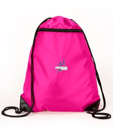 Liberty Bags Zipper Drawstring Backpack
