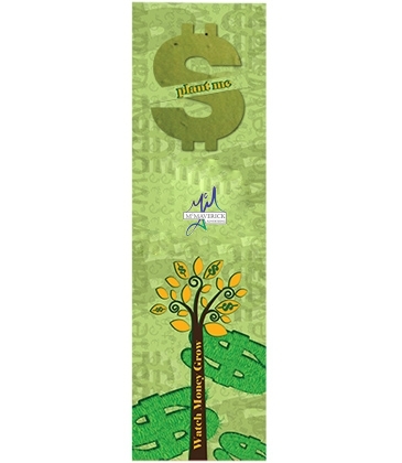 Dollar Sign Seed Shape Bookmark