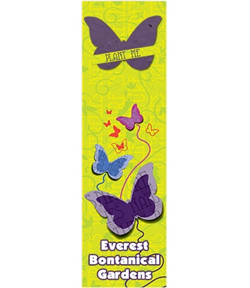 Butterfly Seed Shape Bookmark