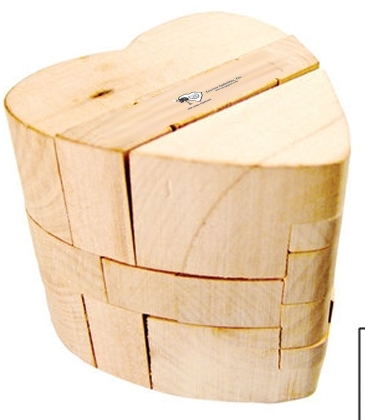 Goodfaire Wooden Heart Puzzle