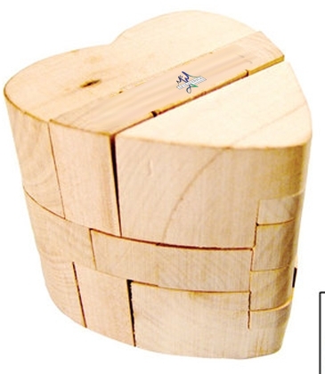 Goodfaire Wooden Heart Puzzle