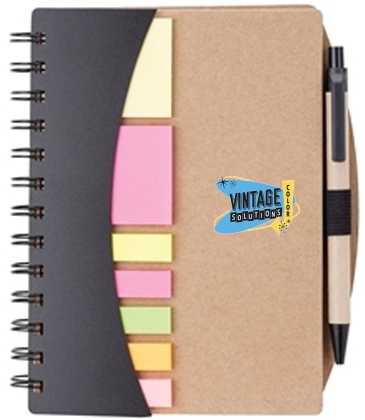 Broome Mini Journal with Pen, Flags & Sticky Notes