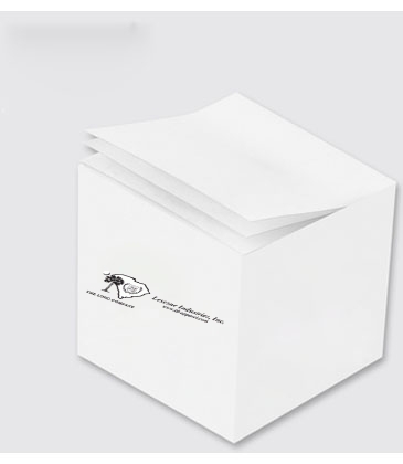 Custom Printed Notes Cube White Blank Sheet