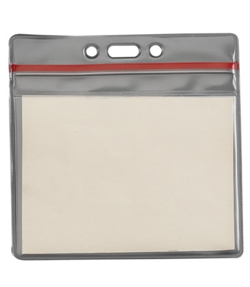 4" x 3" Blank Horizontal Vinyl Pouch with Zipper
