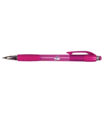 Mardi Gras Grip Pen, Blue Ink