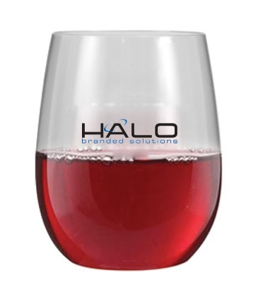 12 oz. Plastic Stemless Wine Glass