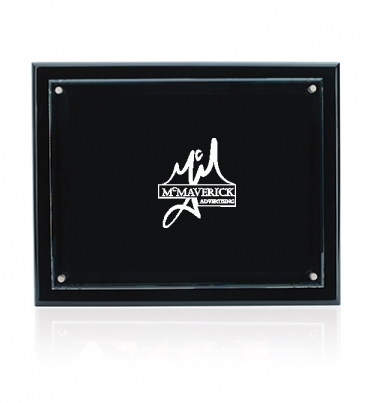 Floating Glass Plaque