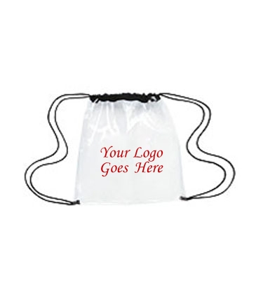 Clear Game Drawstring Backpack