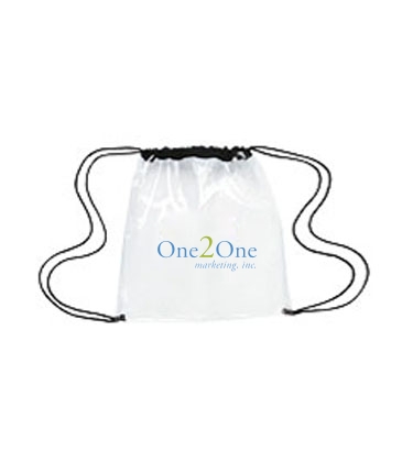 Clear Game Drawstring Backpack