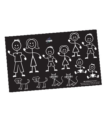 My STICKable Family- 6" X 10"