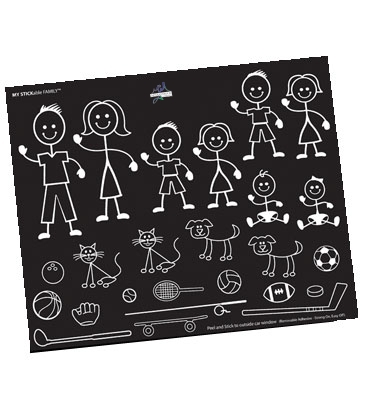My STICKable Family- 8" X 10"