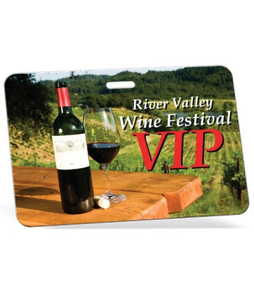 Full Color Badges - 4" x 4 1/2" - .150" Thickness