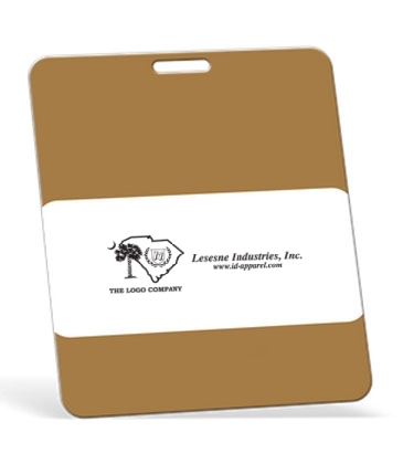 Full Color Badges - 3 3/8" X 4" - .015" Thickness