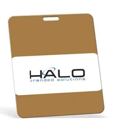 Full Color Badges - 3 3/8" X 4" - .015" Thickness