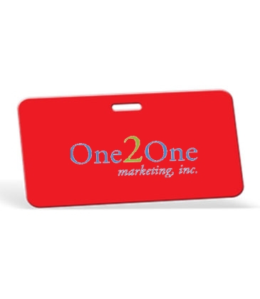 Full Color Badges - 2 1/8" X 4 3/8" - .015" Thickness