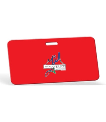 Full Color Badges - 2 1/8" X 4 3/8" - .015" Thickness